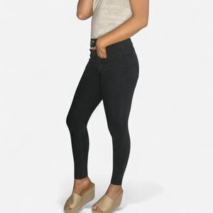 Black, Super Stretch High Rise Skinny Jeans